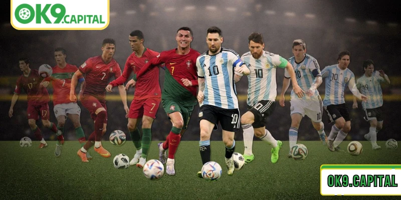 Hành trình phát triển của 2 huyền thoại bóng đá Ronaldo và Messi